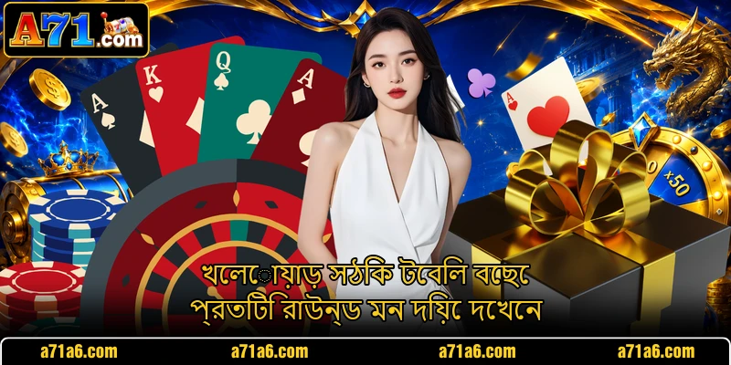 খেলোয়াড় সঠিক টেবিল বেছে প্রতিটি রাউন্ড মন দিয়ে দেখেন