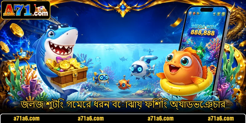 জলজ শুটিং গেমের ধরন বোঝায় ফিশিং অ্যাডভেঞ্চার