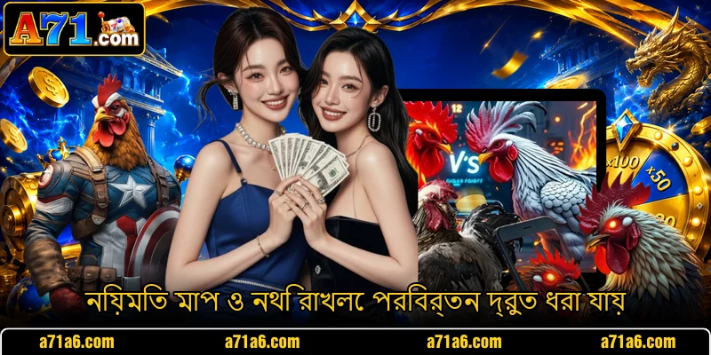 নিয়মিত মাপ ও নথি রাখলে পরিবর্তন দ্রুত ধরা যায় নিয়মিত মাপ ও নথি রাখলে পরিবর্তন দ্রুত ধরা যায়