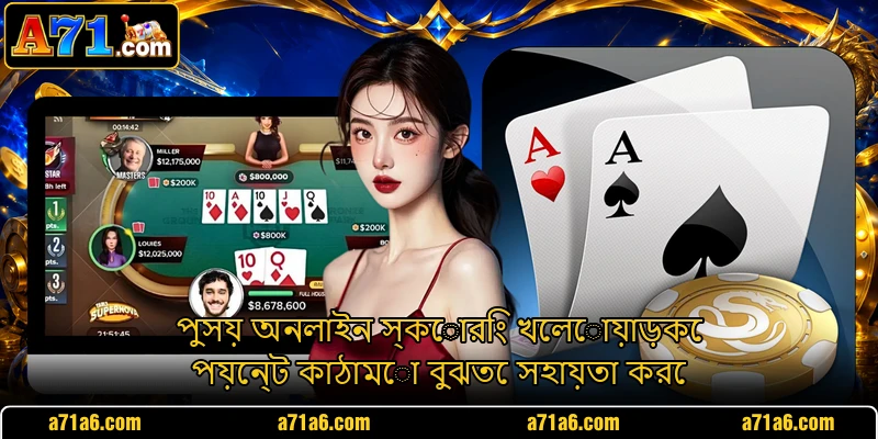 পুসয় অনলাইন স্কোরিং খেলোয়াড়কে পয়েন্ট কাঠামো বুঝতে সহায়তা করে