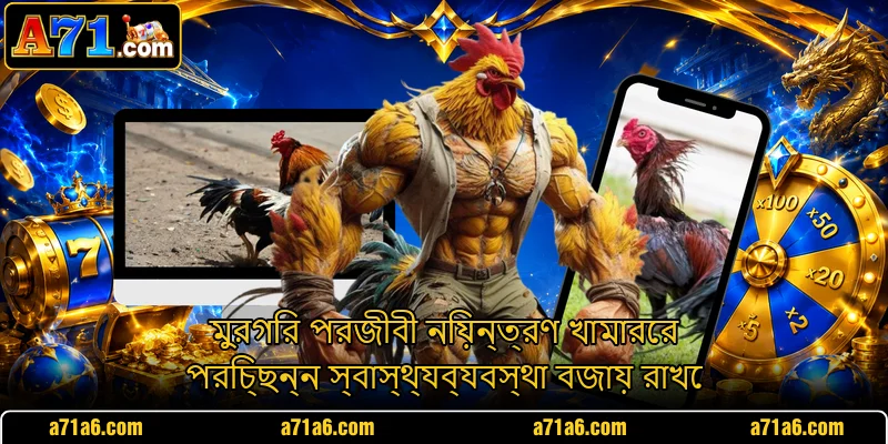 মুরগির পরজীবী নিয়ন্ত্রণ খামারের পরিচ্ছন্ন স্বাস্থ্যব্যবস্থা বজায় রাখে