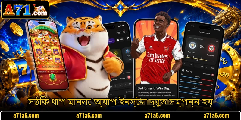 সঠিক ধাপ মানলে অ্যাপ ইনস্টল দ্রুত সম্পন্ন হয় সঠিক ধাপ মানলে অ্যাপ ইনস্টল দ্রুত সম্পন্ন হয়