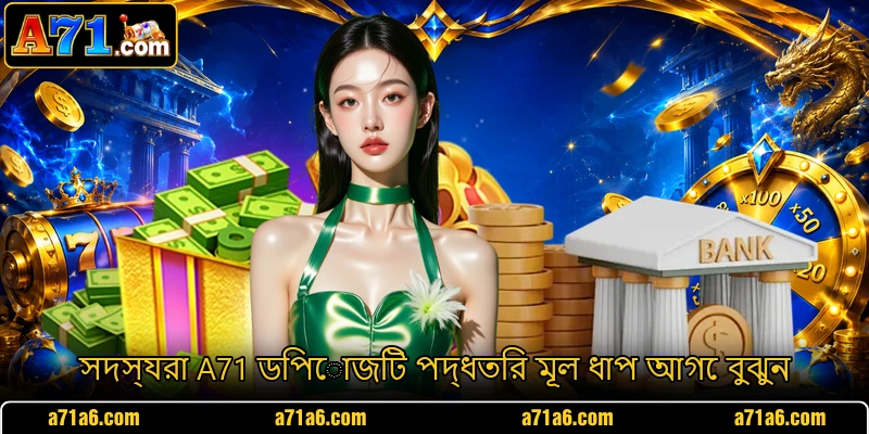 সদস্যরা A71 ডিপোজিট পদ্ধতির মূল ধাপ আগে বুঝুন